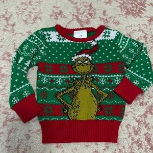 Grinch Baby Sweater size 6-9 months